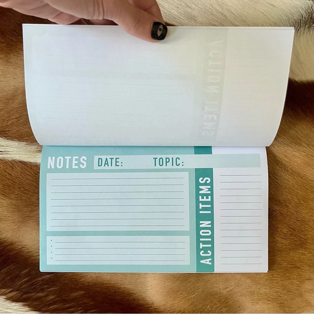 🏷️🎉🆕 vibrant abstract geometric action plan desktop notepad